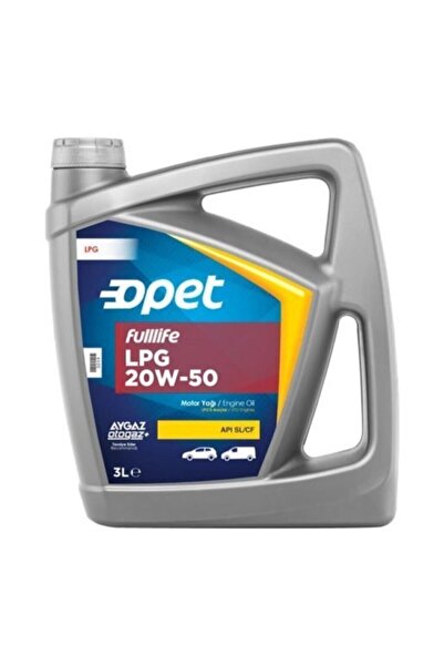 opet Fulllife Lpg 20w-50 3 Litre Motor Yağı