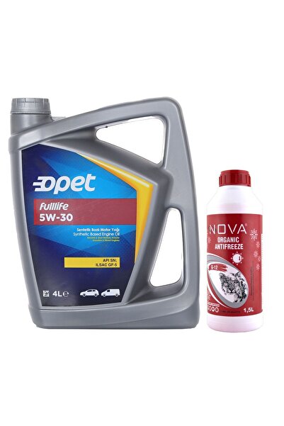 opet Fulllife 5w-30 Sentetik Motor Yağı 4 L + 1500 Ml Antifriz