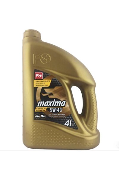 Maxima Petrol Ofisi Cx 5w30 4 Litre 2021 Üretim Tam Sentetik Motor Yağı