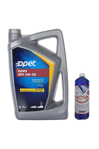 opet Fulllife Dpf 5w-30 Sentetik Motor Yağı 7 L + 1lt Oto Cam Suyu