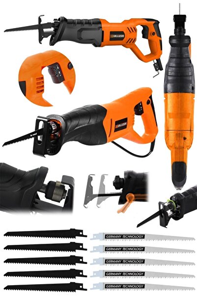 Graizer Alman X9010 Sjs Metal Şanzuman Tilki Kuyruğu Testere Metal Ahsap Kemik Kesme Makinesi 10 Adet Bicak