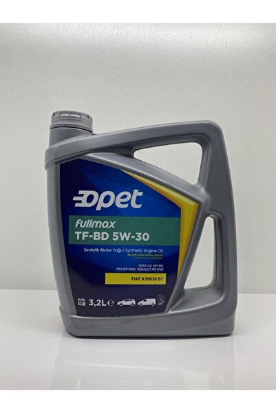 opet Fullmax Tf-bd 5w-30 3.2 Litre Motor Yağı