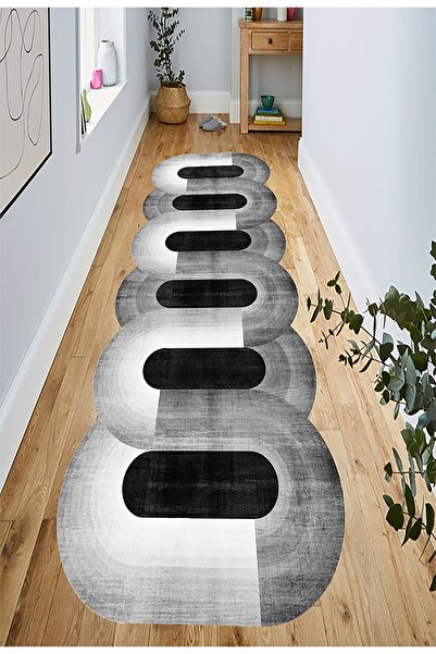 eco concept Lazer Kesim Yolluk, Gri Renk Yolluk, Koridor Halısı, Uzun Halı, A...