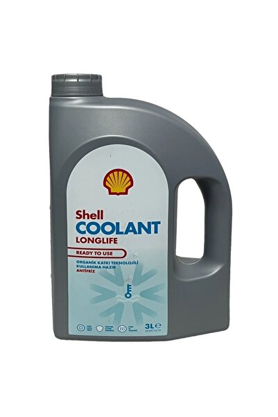 SHELL Coolant LongLife Kırmızı Hazır Antifriz 3 Litre -37 C (2 Adet)