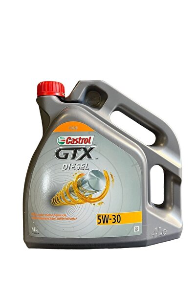 CASTROL Gtx Diesel 5w-30 Tam Sentetik Motor Yağı 4l 2022 Üretim