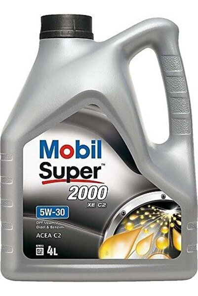 Mobil Super 2000 Xe C2 5w-30 4lt Üt:2022 Motor Yağı