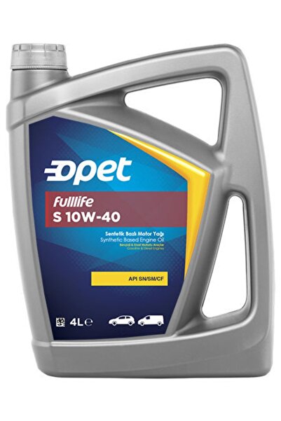 opet Fulllıfe S 10w-40 (PLS, 4L) (ÜRETİM YILI 2024)