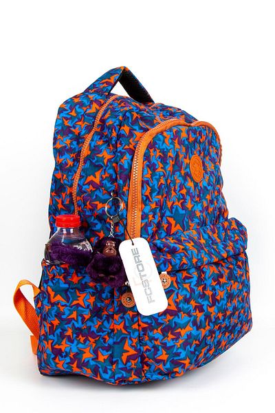 FCSTORE School Bag Unisex Purple Large Size Waterproof Clinker Fabric Travel Laptop Bag Waterproof