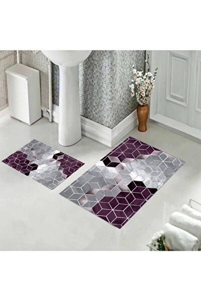 festivalya Bază anti-alunecare, covoraș de baie, covoraș de baie cu model cub...