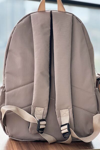 MORCA Fcstore Crinkle ύφασμα αδιάβροχο μεσαίου μεγέθους Mink Crinkle Σχολική τσάντα