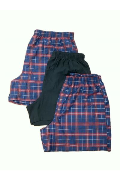 BICCA Ανδρικά εσώρουχα μπόξερ Premium Comfort Series, βαμβακερά καρό, πακέτο ...