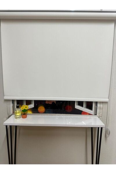 İREMKARAHOME BLACKOUT IŞIK GEÇİRMEYEN STOR PERDE BEYAZ