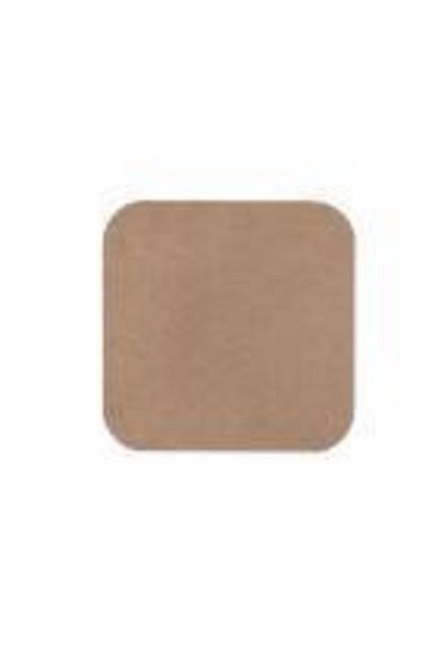 Eva Lazer Toptan 32 Cm Square 20 Pieces Natural Wooden Plate Board Raw MDF Wooden Table Plate Presentation Plate Bottom