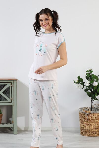 Bella Linda Σετ γυναικείες πιτζάμες βαμβακερές