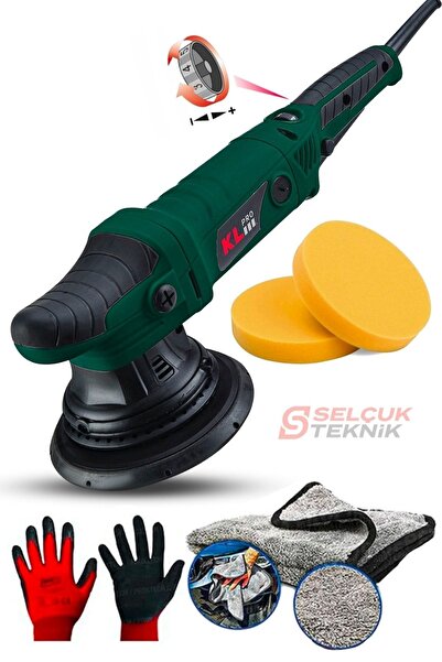 KLPRO Klpj7171 720 W 150 mm Profesyonel Orbital Polisaj Makinesi Yedek Kömür Hediyeli