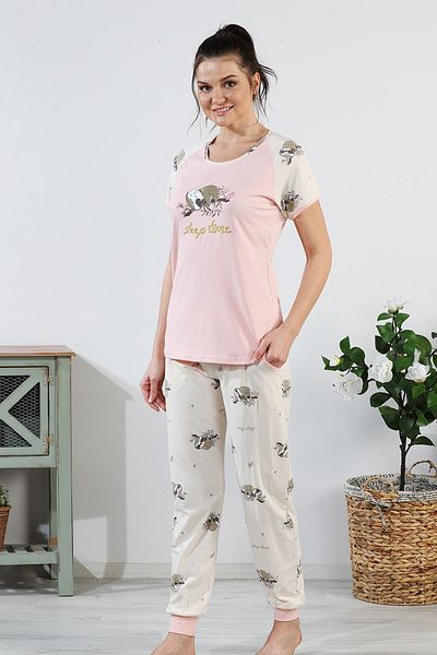 Bella Linda Set de pijamale din bumbac pentru femei