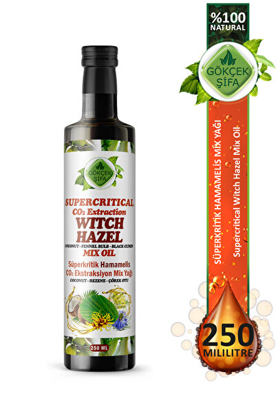 Gökçek Şifa Hamamelis Süperkritik Mix Yağı 250 ml (WİTCH HAZEL SUPERCRİTİCAL MİX OİL)