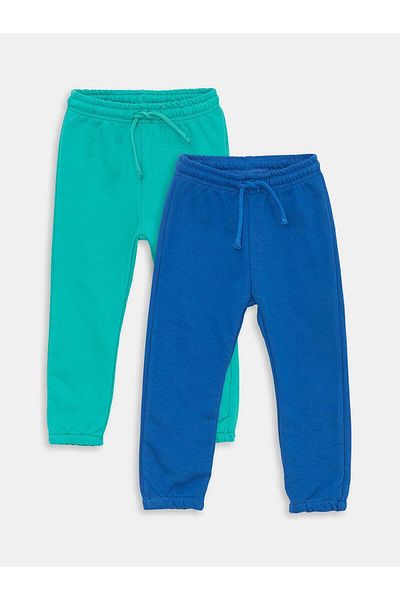 LC Waikiki Lcw Baby Baby Boy Jogger Sweatpants - Set of 2 with Elastic Waist