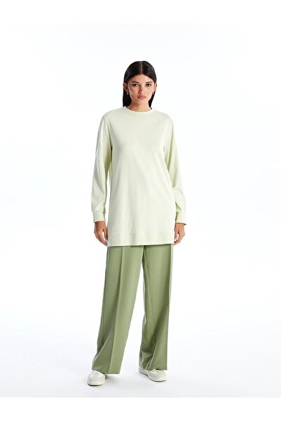LC Waikiki LCW Modest Women's Crew Neck Tunic Sweatshirt