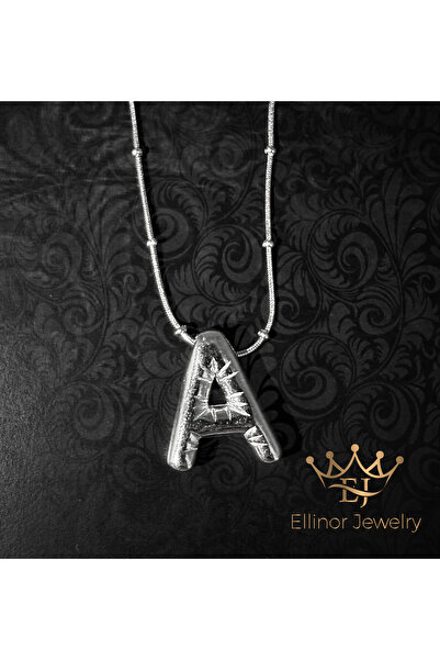 stainless steell İthal Balon A Harf Kararmaz Çelik Kolye