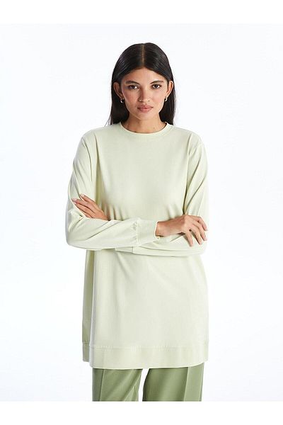 LC Waikiki LCW Modest Women's Crew Neck Tunic Sweatshirt