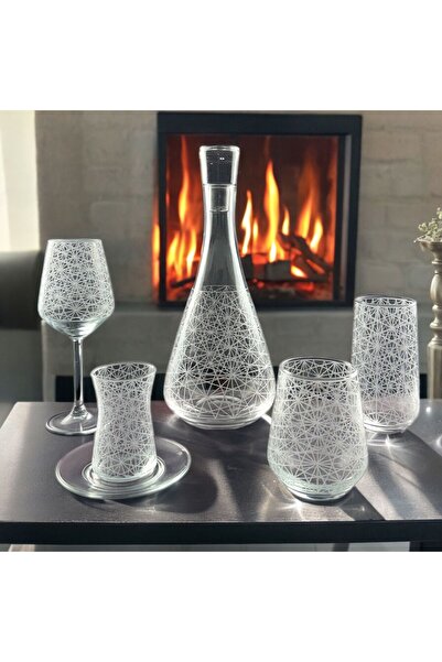 ROYAL KRİSTAL 31 parça cam alegra Leandro bardak seti