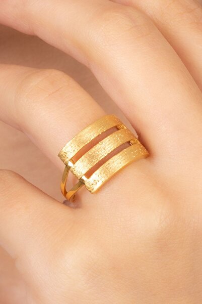 MÜCEVHER SARAYI 22 Ayar Altın Kaburga Kelepçe Yüzük