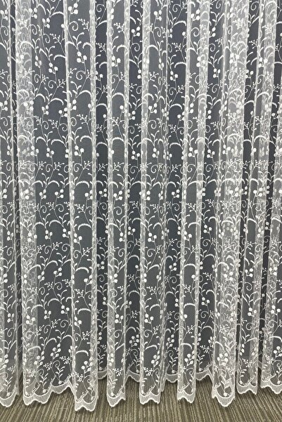 Cortibo Κουρτίνα από τούλι με σχέδια Eko 8049 (χωρίς πιέτες)