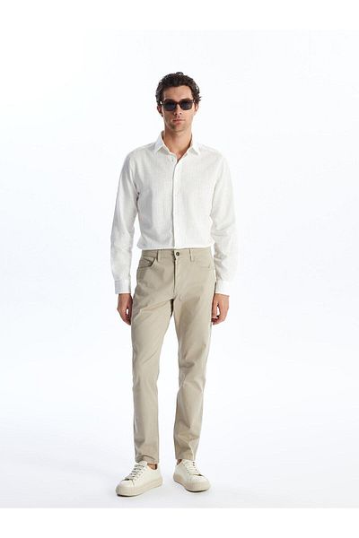 LC Waikiki LCWAIKIKI - Κλασικό στενό ανδρικό παντελόνι Chino
