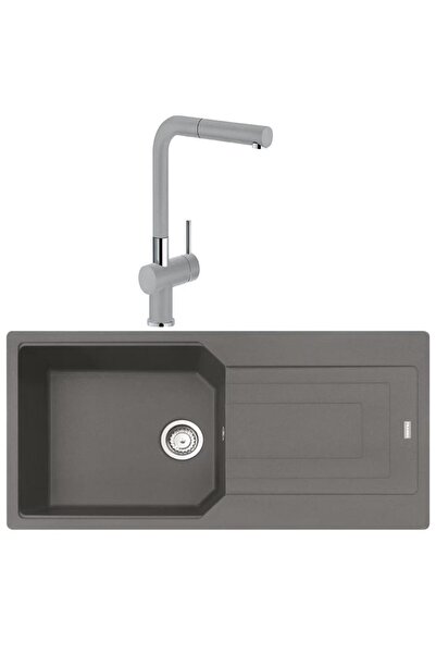 Franke Urban Ubg 611-100 Stone Grey Granit Evye Active Batarya Set