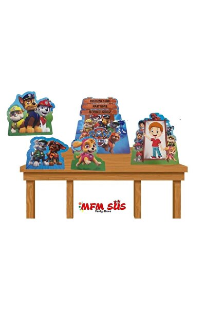 MFM Dekoracije za stolne tablice sa temom Paw Patrol, 5 komada