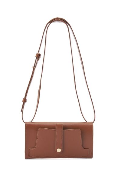 BAGBOX Çok Amaçlı Omuz Çantası, Deri Telefonluk, Kartlık