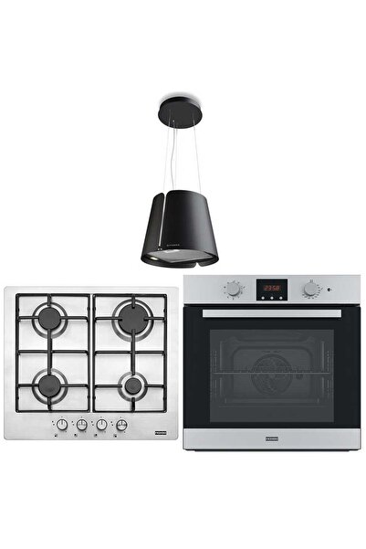 Franke Siyah-inox Ankastre Set (FABER BEAT BK - FHNL 604 XS - FSL 86 H XS)