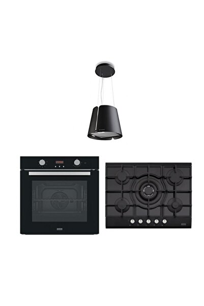 Franke Ankastre Set (BEAT SİYAH DAVLUMBAZ - FHNG 705 BK - FSL 86 BK FIRIN)