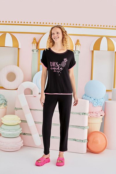 Sevim 15816 Model Printed Pajama Set