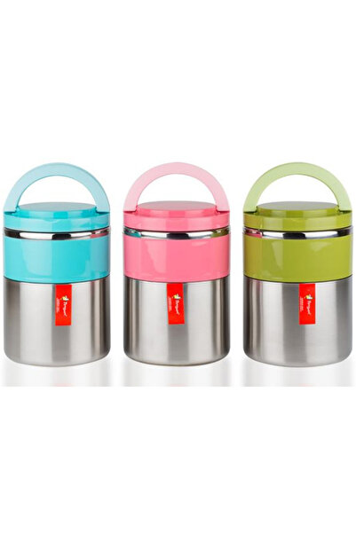 Penguen Outdoor Kampçılık Png-1302 Inox Çiftli Yemek Termosu Mavi