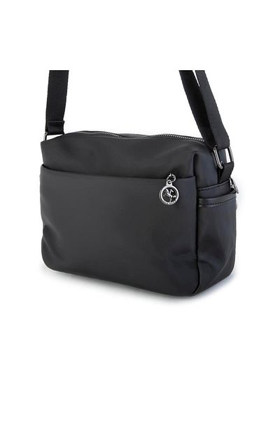 Nas Bag Geantă de damă din satin negru