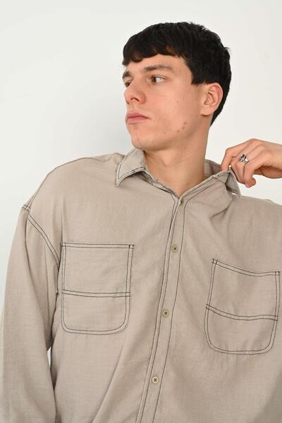 Rocqerx R-3965 Подвійні кишені, детально опрацьований комір, довгі рукави