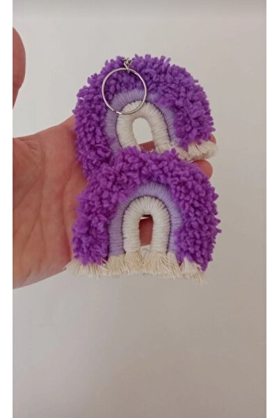 Büşra Uynk Macrame Rainbow Keychain or Magnet Baby Gift 20 Pieces