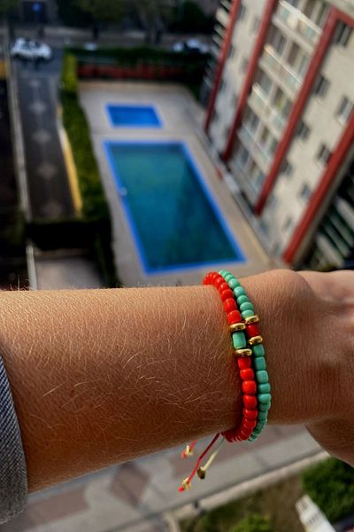 Shepidi Handmade 2-piece bead bracelet