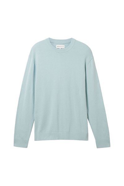 Tom Tailor Strickpullover mit Bündchen – Ärmel und Saum Detailed