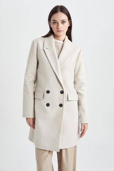 DeFacto Razítko Regular Fit Coat A0907ax23wn
