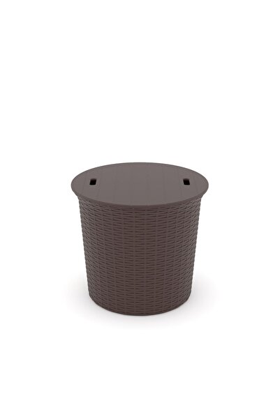 Rainbow Bıstro Rattan Sehpa Kahverengi