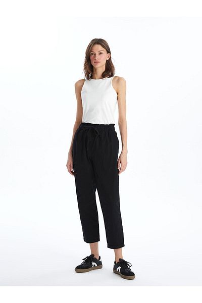 LC Waikiki LCW Vision - Pantaloni confortabili pentru femei, cu talie elastică