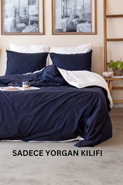ELY PARKER Kolay Ütülenebilir Çift Yönlü Yorgan Kılıfı-Tek Kişilik Yatak (160...
