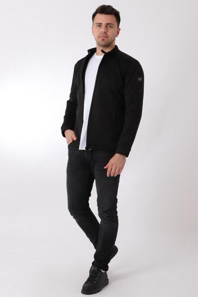 ByTrend Εποχιακά παλτό με φερμουάρ στο στήθος και γιακά από σουέτ PLDP 2981