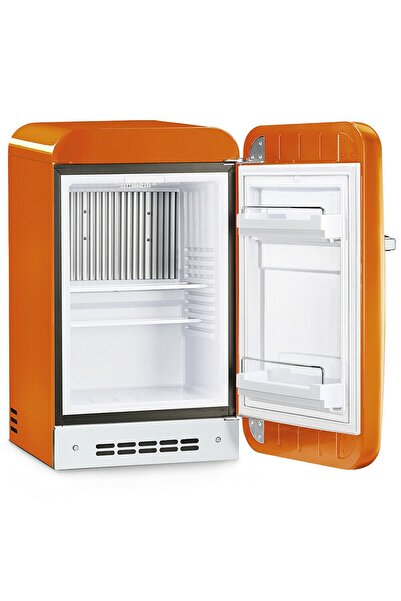 SMEG 50'S Style Retro Turuncu Mini Buzdolabı FAB5ROR Sağ Kapı