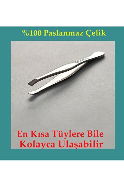 newnet Çelik Cımbız (tüy Kıl Alma Kaş Bıyık Ağda Yüz Cilt Epilasyon Cımbızı) ...