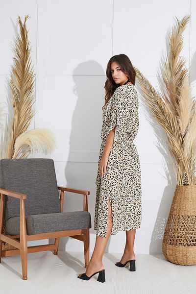 Sevim 15615 Model Long Kimono