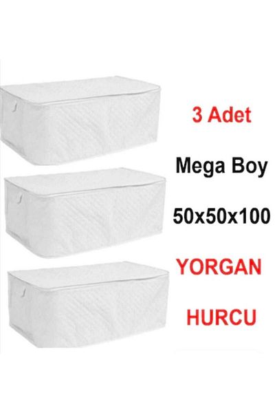AYHOME Storage Bag Under Base 3-Piece Storage Storage Storage Bag Multi-Purpose Large Size Storage Bag White Storage Bag